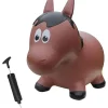 Rose Textiles Ride-On Toys*- Farm Hopper, Brown Horse