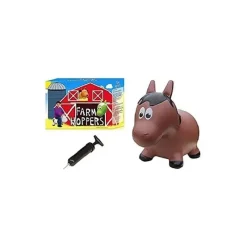 Rose Textiles Ride-On Toys*- Farm Hopper, Brown Horse