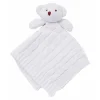 Rose Textiles Lovies, Security Blankets & Blankies*- Knit Security Blanket, Bear White