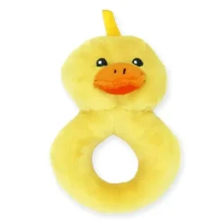 Rose Textiles Lovies, Security Blankets & Blankies*- Nunu With Ring Rattle, Yellow Duck