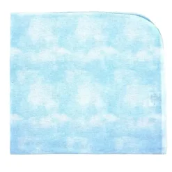 Rose Textiles Blankets & Quilts*- 4 Pack Receiving Blanket, Blue Watercolor