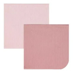 Rose Textiles Swaddles & Wearable Blankets*- 2-Pack Rib Knit Baby Wrap Swaddles, Pink