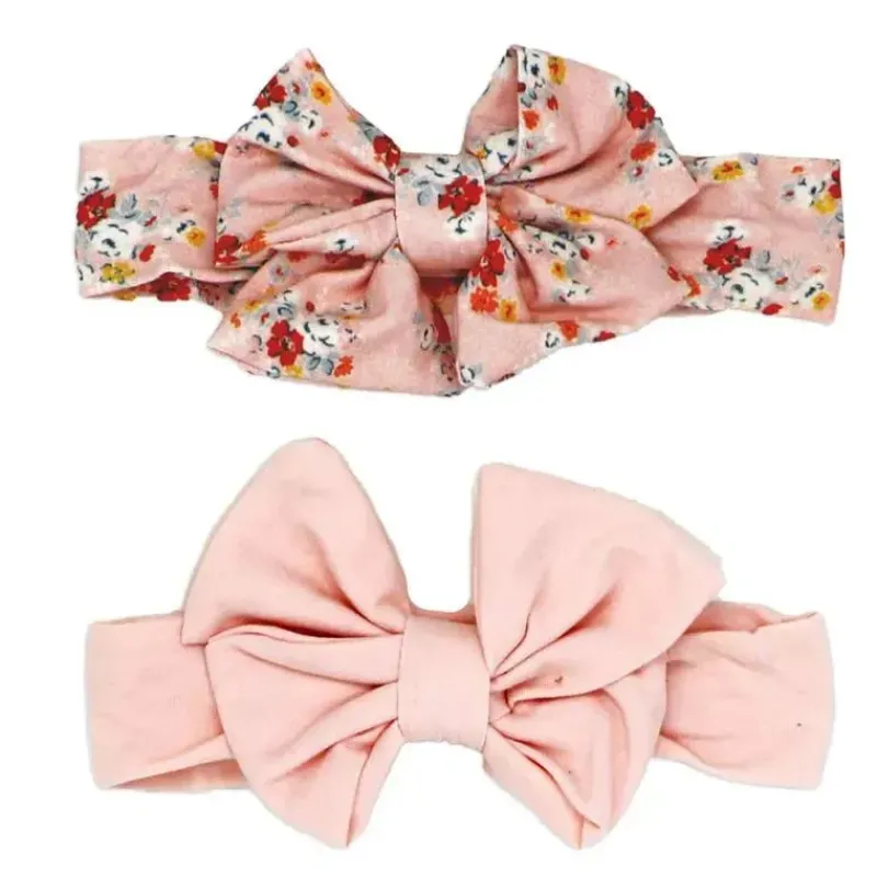 Rose Textiles Baby Gloves & Socks*- 3pc Headband & Sock Set: Rose Floral