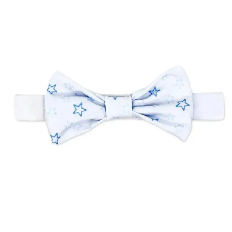 Rose Textiles Baby Hair Accessories*- 3 Pc Socks And Bowties Set, Blue Stars