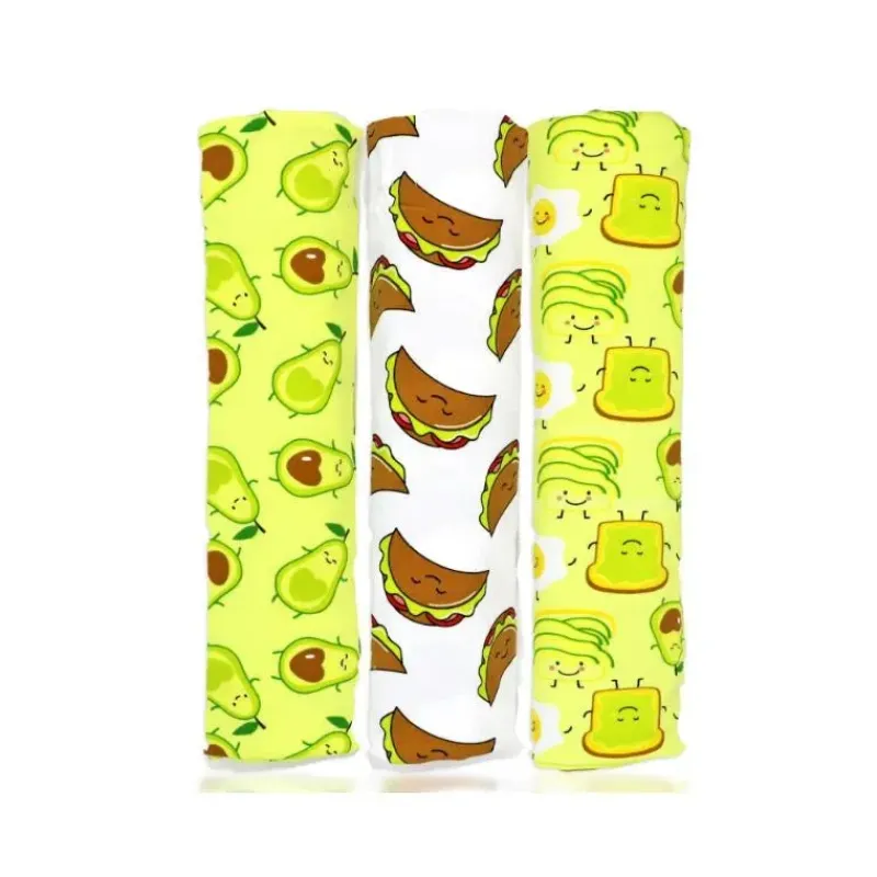 Rose Textiles Swaddles & Wearable Blankets*- 3Pk Avocado Knit Swaddle