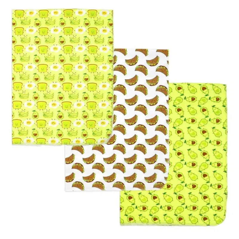 Rose Textiles Swaddles & Wearable Blankets*- 3Pk Avocado Knit Swaddle