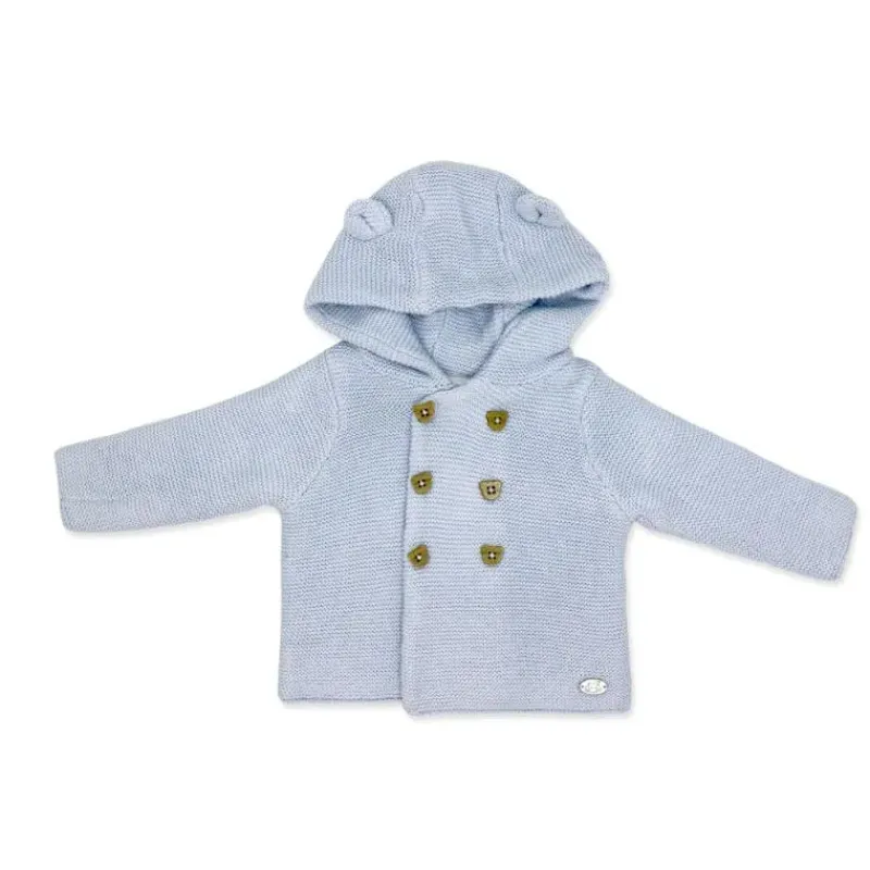 Rose Textiles Baby Sets*- 2Pk Baby Boys Hooded Knit Set, Baby Blue