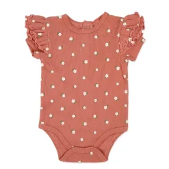 Rose Textiles Baby Sets*- 4Pk Baby Girl Pant Set, Coral Floral