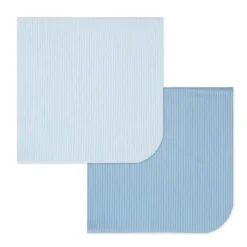 Rose Textiles Swaddles & Wearable Blankets*- 2Pk Rib Blue Knit Swaddles