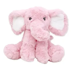 Rose Textiles Plush & Stuffed Animals*- Plush Toys, Pink Elephant