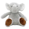 Rose Textiles Plush & Stuffed Animals*- Ridged Plush Toy, Grey Elephant