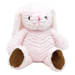 Rose Textiles Plush & Stuffed Animals|Easter*- Ridged Plush Toy, Pink Bunny