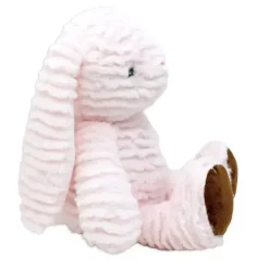 Rose Textiles Plush & Stuffed Animals|Easter*- Ridged Plush Toy, Pink Bunny