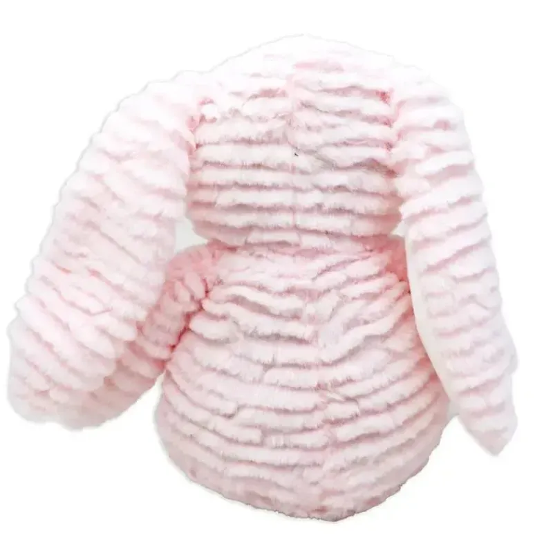 Rose Textiles Plush & Stuffed Animals|Easter*- Ridged Plush Toy, Pink Bunny