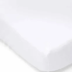 Rose Textiles Crib & Bed Sheets*- Solid Flannel Crib Sheet, White