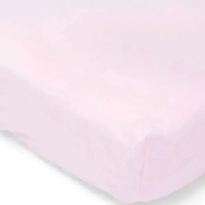 Rose Textiles Crib & Bed Sheets*- Solid Flannel Crib Sheet, Pink