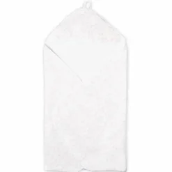 Rose Textiles Baby Bath Towels*- Star Muslin Lined Hooded Towel, Pink