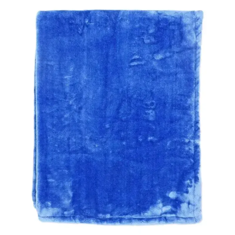 Rose Textiles Blankets & Quilts*- Super Thick & Plush Blanket, Blue