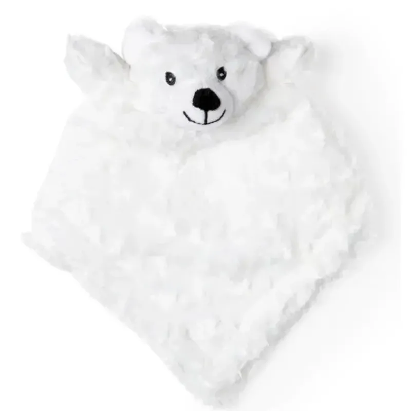 Rose Textiles Lovies, Security Blankets & Blankies*Baby Bear Curly Plush Security Blanket White