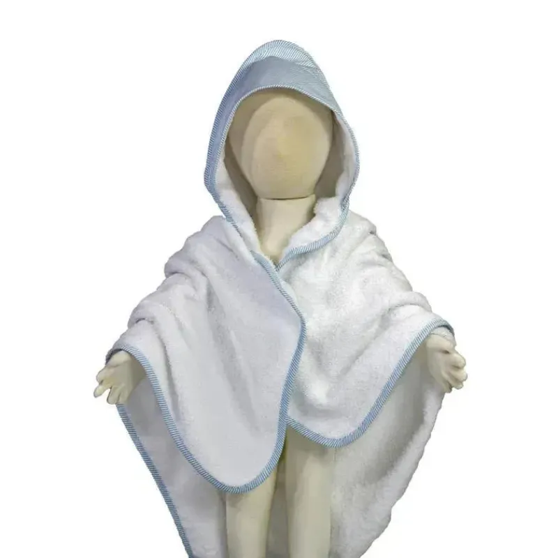 Rose Textiles Baby Bath Towels*Blue Hooded Towels For Baby
