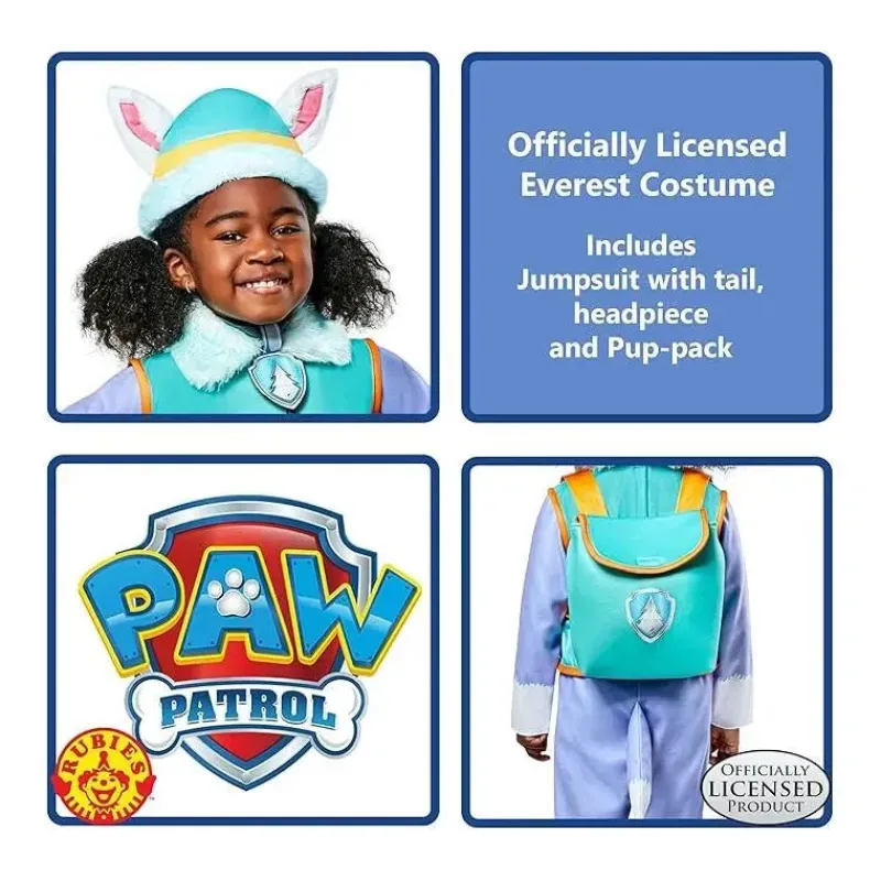 Rubies Halloween Costumes*- Paw Patrol Everest Toddler Costume