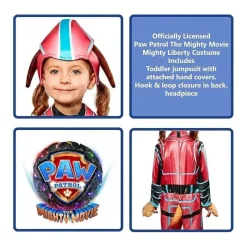 Rubies Halloween Costumes*- Paw Patrol Mighty Liberty Toddler Costume