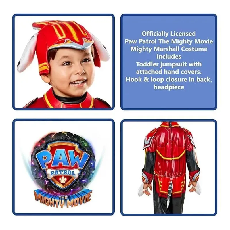Rubies Halloween Costumes*- Paw Patrol Mighty Marshall Toddler/Kids Costume