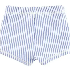 RuffleButts Baby Swimming Clothes*- Baby Boy Periwinkle Blue Seersucker Swim Shorties