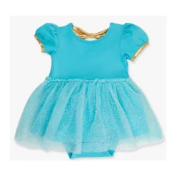 RuffleButts Dresses|Baby Dresses & Skirts*- Baby Girls Apple Princess Bow Twirl Romper Short Sleeve