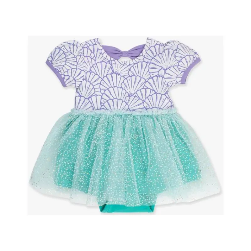 RuffleButts Dresses|Baby Dresses & Skirts*- Baby Girls Mermaid Princess Bow Twirl Romper