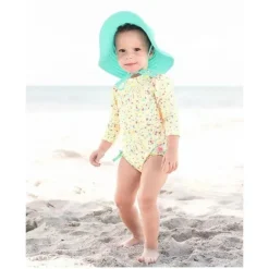RuffleButts Baby Hats*- Island Blue Swim Hat