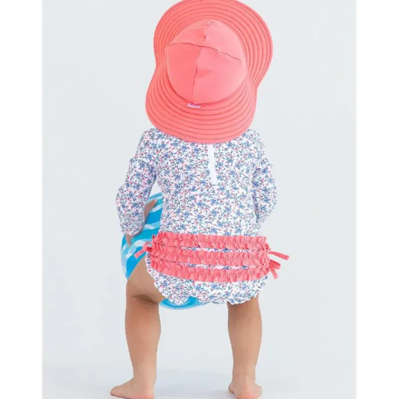 RuffleButts Baby Hats*- Kids Swim Hat, Bubblegum Pink