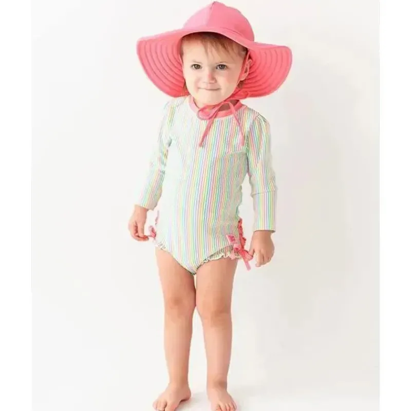 RuffleButts Baby Swimming Clothes*-Baby Strawberry Swim Hat