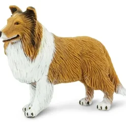 Safari Ltd Pretend Play*. - Collie Figurine, Lifelike 4 Dog Figure