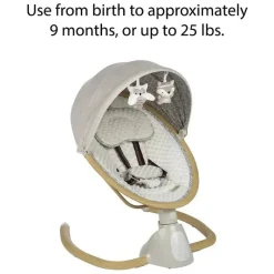 Safety 1st Bouncers, Swings & Rockers*- 5 Modes Bluetooth Swing, Dunes Edge