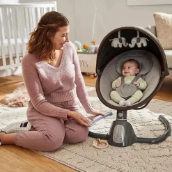 Safety 1st Bouncers, Swings & Rockers*- 5 Modes Bluetooth Swing, Dunes Edge