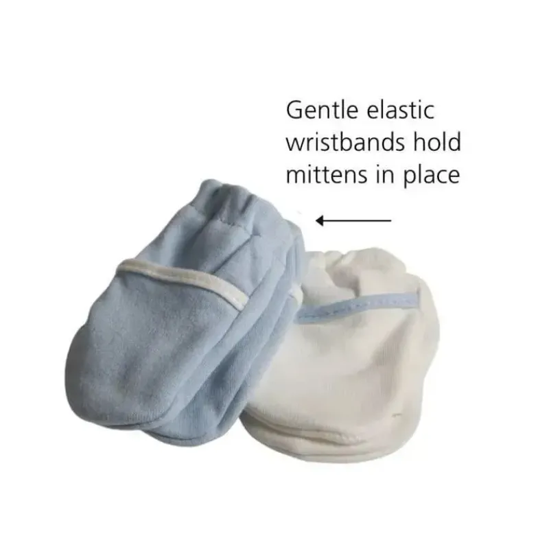 Safety 1st Baby Gloves & Socks*- Blue No Scratch Mittens