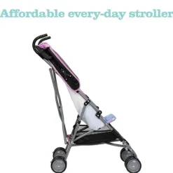 Safety 1st Mickey & Minnie|Single Strollers*- Disney Baby Character Umbrella Stroller, Eye-catching, Minnie Play All Day