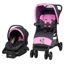 Safety 1st Mickey & Minnie*- Disney Baby Minnie Mouse Simple Fold LX Travel System
