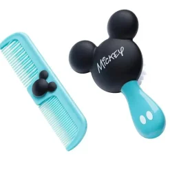 Safety 1st Mickey & Minnie|Grooming*- Disney Baby Mickey Mouse Brush & Comb Set, Aqua