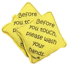 Safety 1st Car Seat Storage & Accessories*- No Germs On Board Sign 2Pk, Yellow