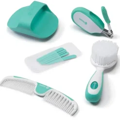 Safety 1st Oral & Nasal Care|Grooming*- Ready For Baby Dlx. Nursery Kit, Pyramid Aqua