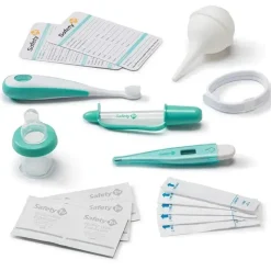 Safety 1st Oral & Nasal Care|Grooming*- Ready For Baby Dlx. Nursery Kit, Pyramid Aqua