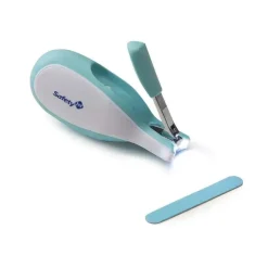 Safety 1st Grooming*- Sleepy Baby Nail Clipper With Built-in LED Light 2 Pack, Colors May Vary