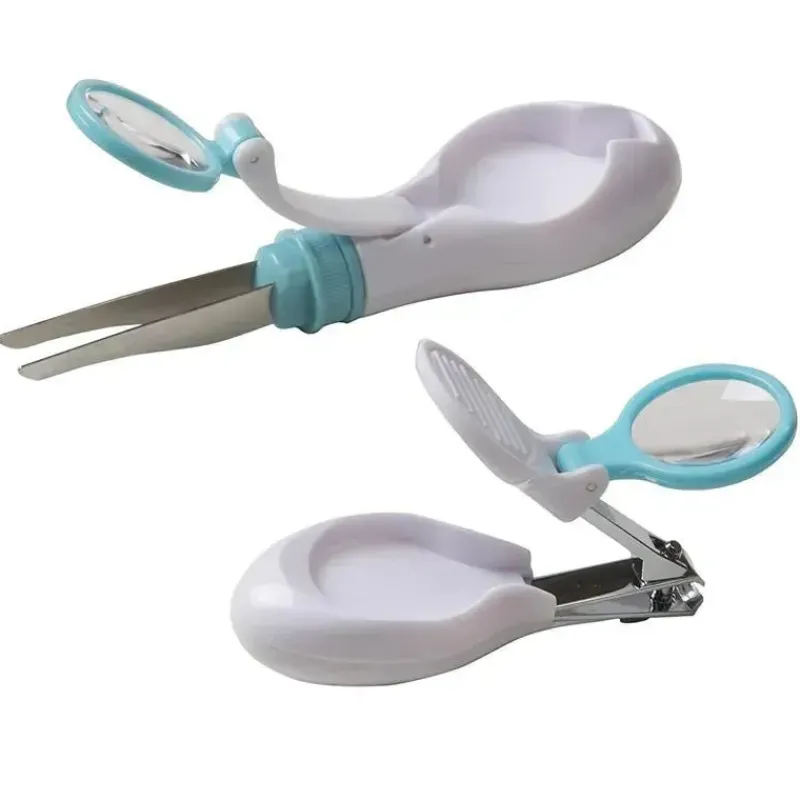 Safety 1st Grooming*Clear View Tweezers & Nail Clipper Set, Arctic