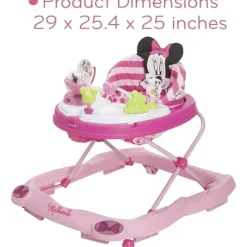 Safety 1st Mickey & Minnie|Walkers*Disney Music & Lights Walker Glittler Minnie Mouse