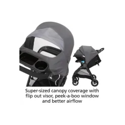 Safety 1st Travel Systems*Smooth Ride Stroller Travel System, Monument