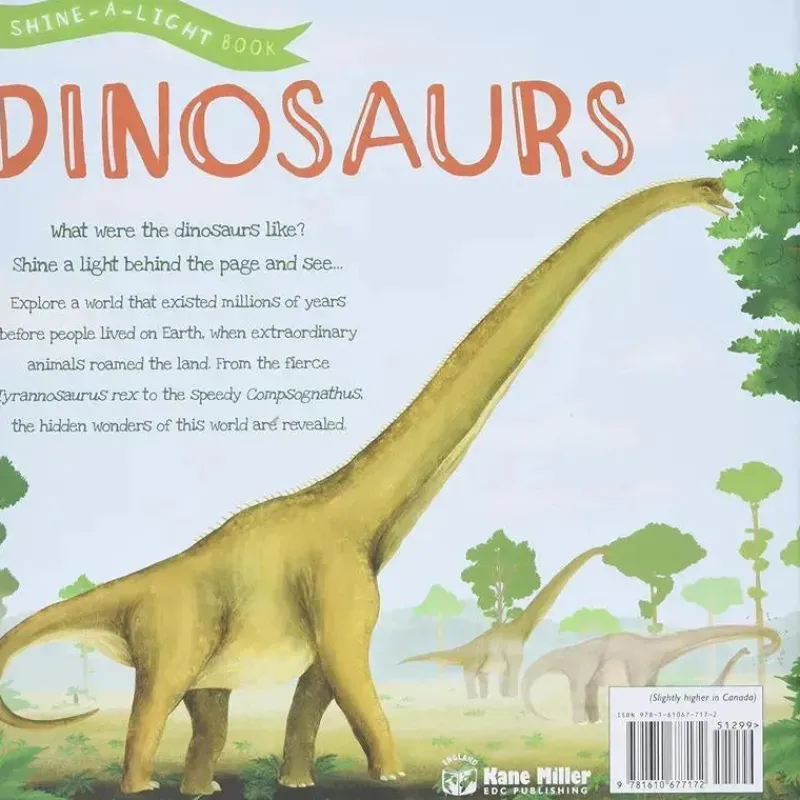 Sandy Ruben Books, Music & Dvds*- Book, Dinosaurs (Shine-A-Light)