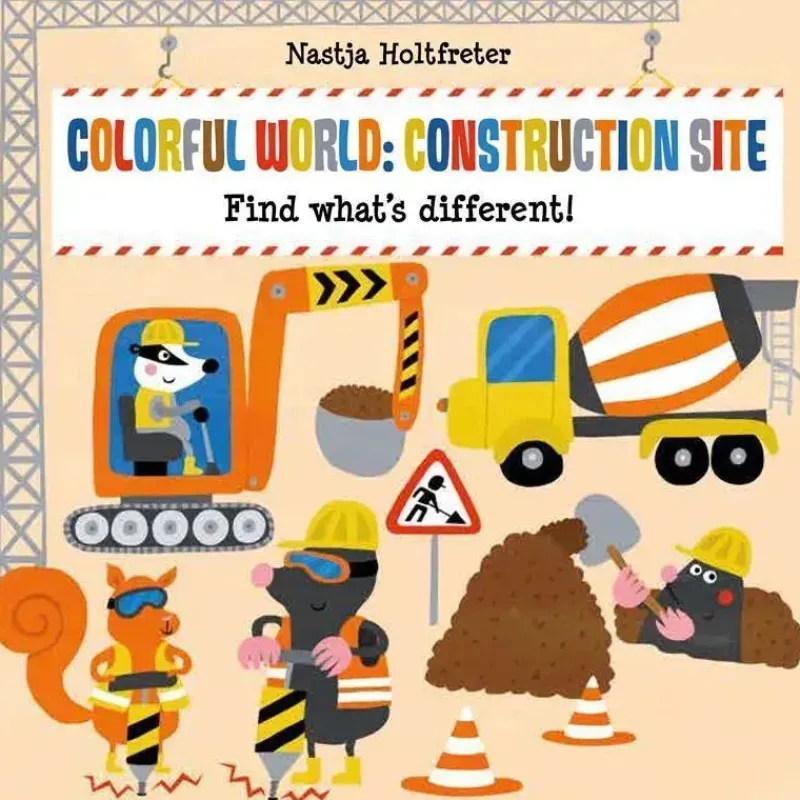 Sandy Ruben Books, Music & Dvds*- Colorful World, Construction Site Baby Book