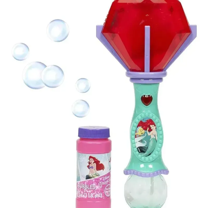 Sandy Ruben Water Toys*- Little Kids Disney Little Mermaid Lights and Sound Musical Bubble Wand